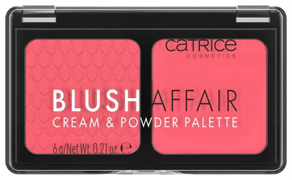 Catrice Blush Affair Cream and Powder Palette румяна 010 Stunning Strawberrу