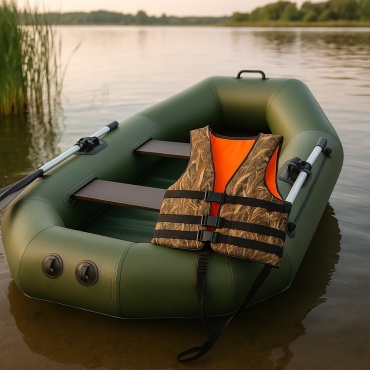 RUFF ECO 200 ГР зеленый + спасастельный жилет KOVCHEG зеленый