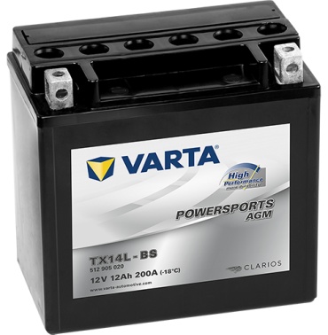 VARTA 512905020 TX14L-BS 12 Ач обратная