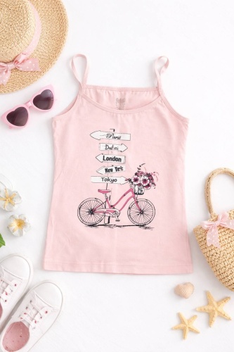 Майка Cicito Kids Велосипед розовый