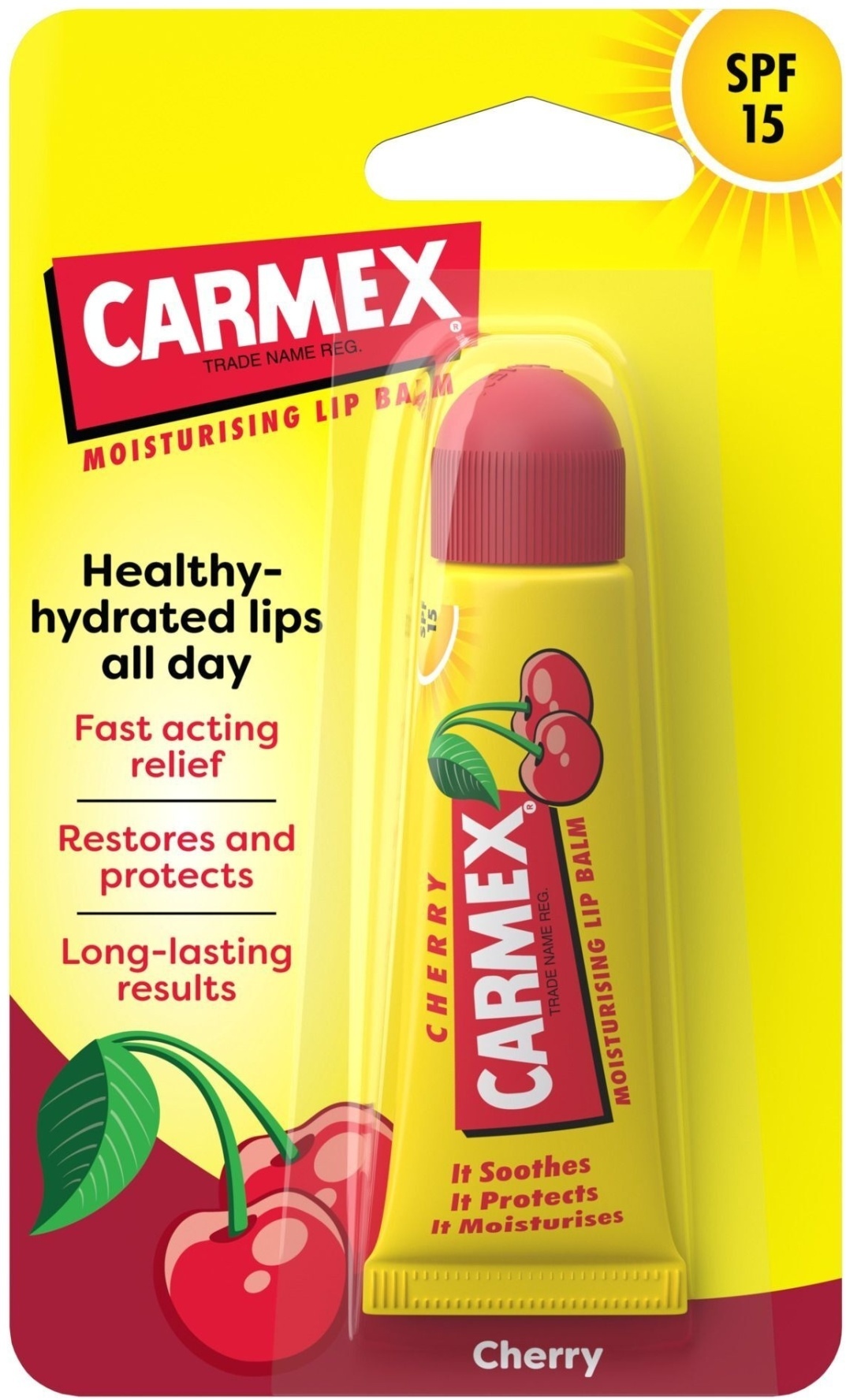Carmex бальзам Cherry SPF15 10 г