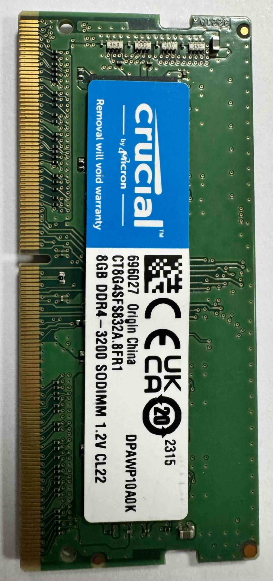 Оперативная память Crucial CT8G4SFS832A 8 Гб