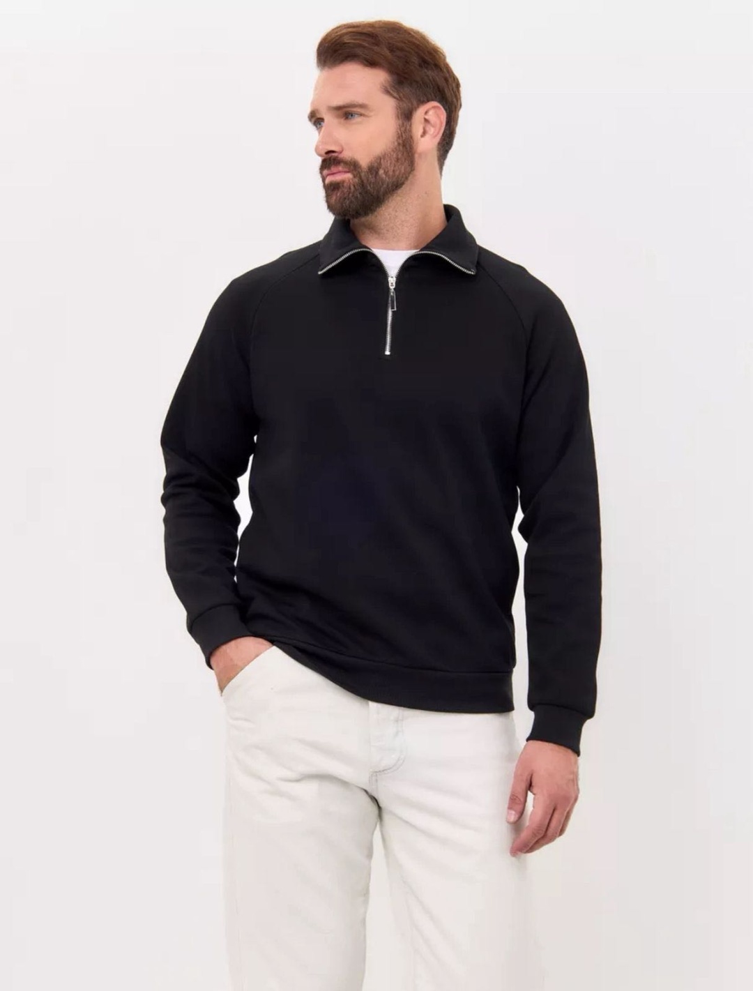 Свитшот Urban Outfit однотонный черный, серый
