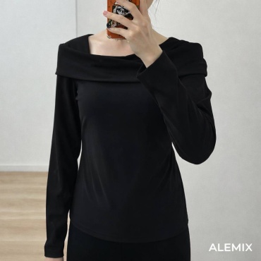 Лонгслив ALEMIX черный