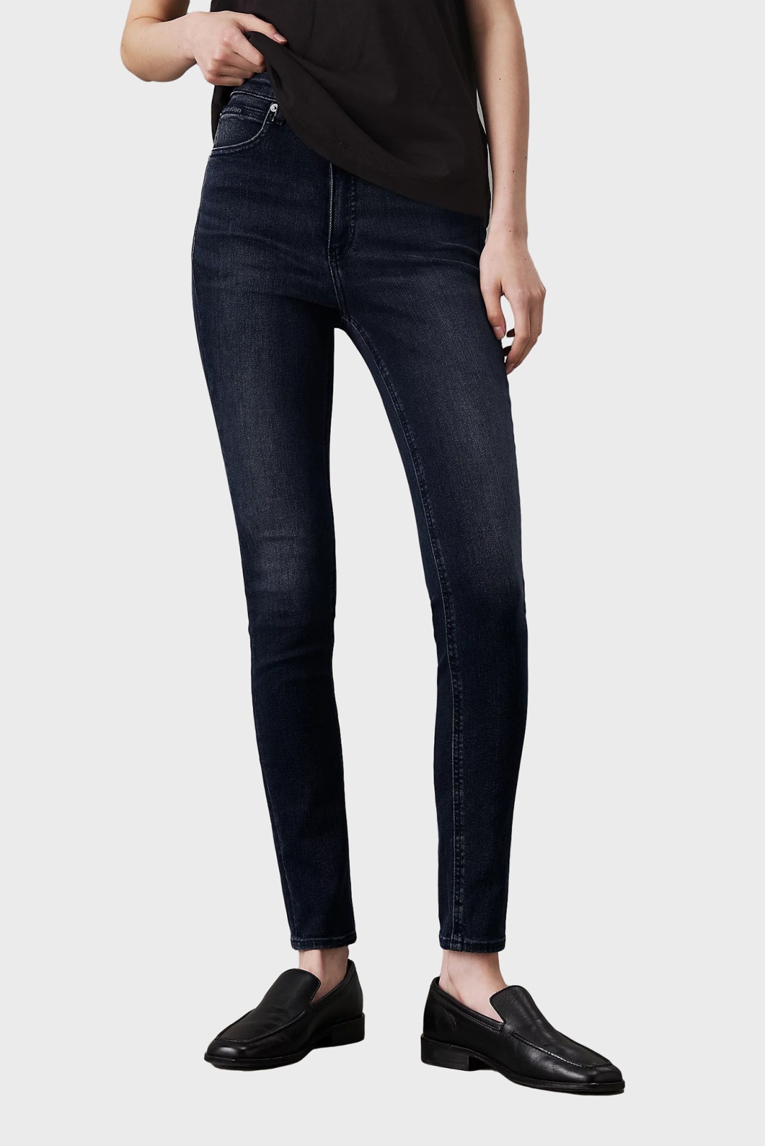 Джинсы прямые Calvin Klein Jeans черный