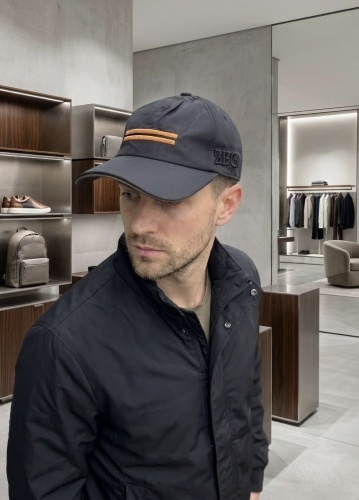 Бейсболка Zegna размер универсальный, темно-синий