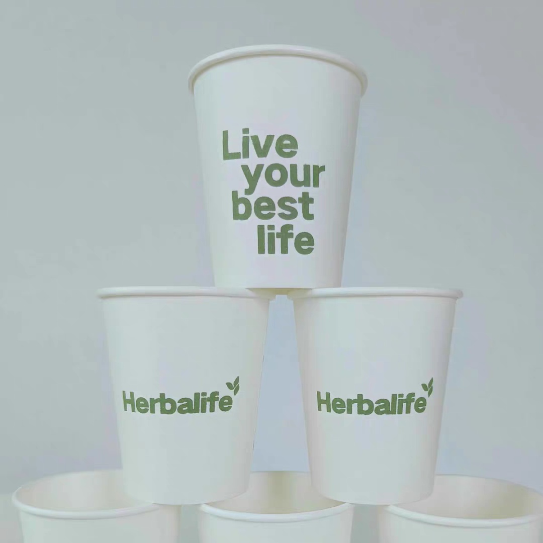 Herbalife Nutrition стакан HLF-CUP250-50 зеленый, белый 1000 шт