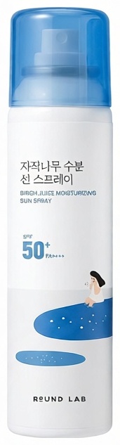 Round Lab спрей-сыворотка Birch Juice Moisturizing Sun Spray для лица, для зоны декольте 100 мл, фото 3