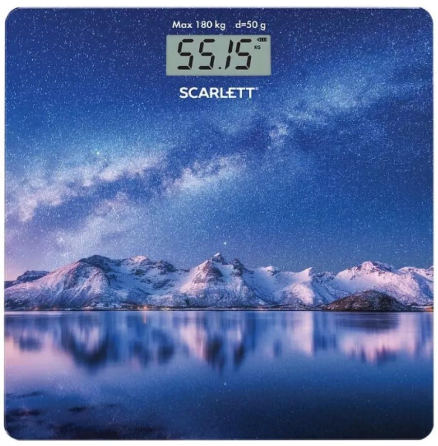 Напольные весы Scarlett электронные SC- BS33E022 до 180 кг
