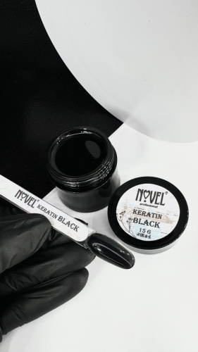 Novel гель Keratin Black 30 мл