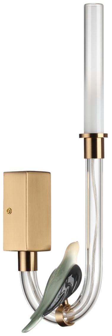 Бра настенный Odeon Light LED, белый, бронза