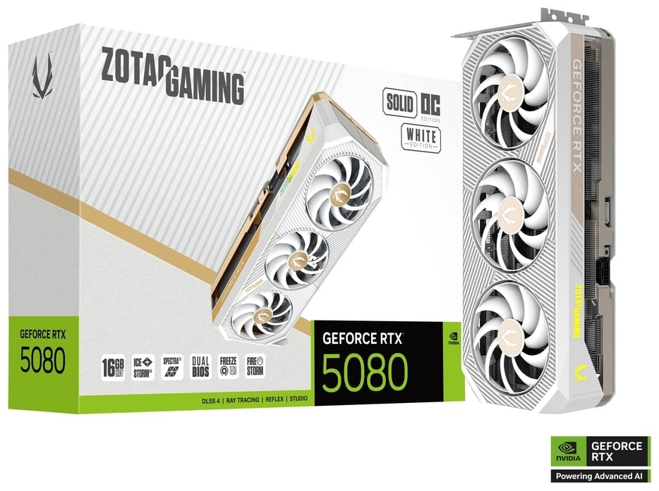 Видеокарта ZOTAC GeForce RTX 5080 16 Гб