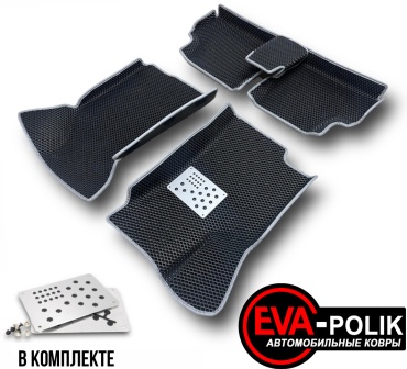 EVA-POLIK EPSPODBLack505 Volkswagen Golf 1982-2008 черный, серый