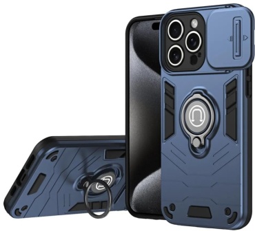 Чехол msin для Apple iPhone 15 Pro синий