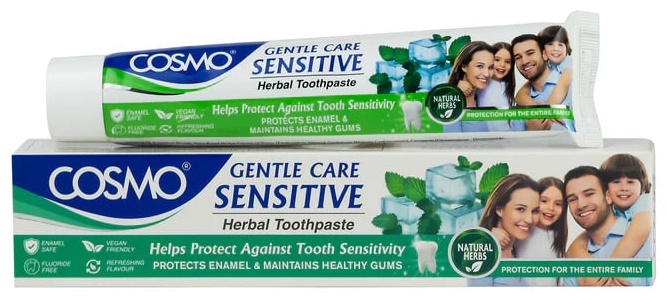 Cosmo зубная паста Cosmo Herbal Toothpaste Sensitive - Зубная паста для чувствительных зубов 100 гр 100 г