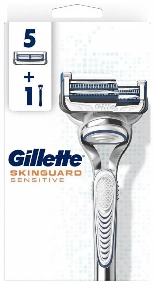 Gillette Skinguard бритвенный станок 1 шт + сменные кассеты 5 шт