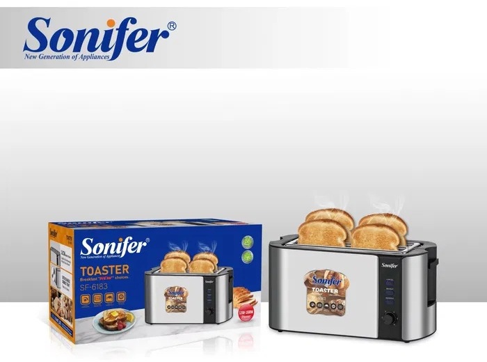 Тостер Sonifer SF-6183 серый