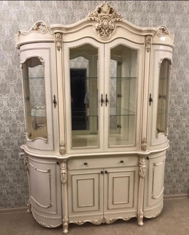 Шкаф-витрина Elegant напольный ДЖОКОНДА 5 238х230х54 см
