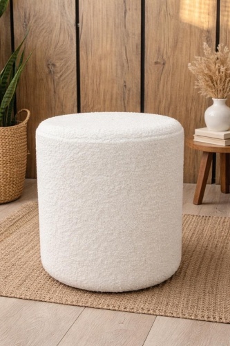 Пуф Rim mebel Comfort, 40x40x44 см, белый