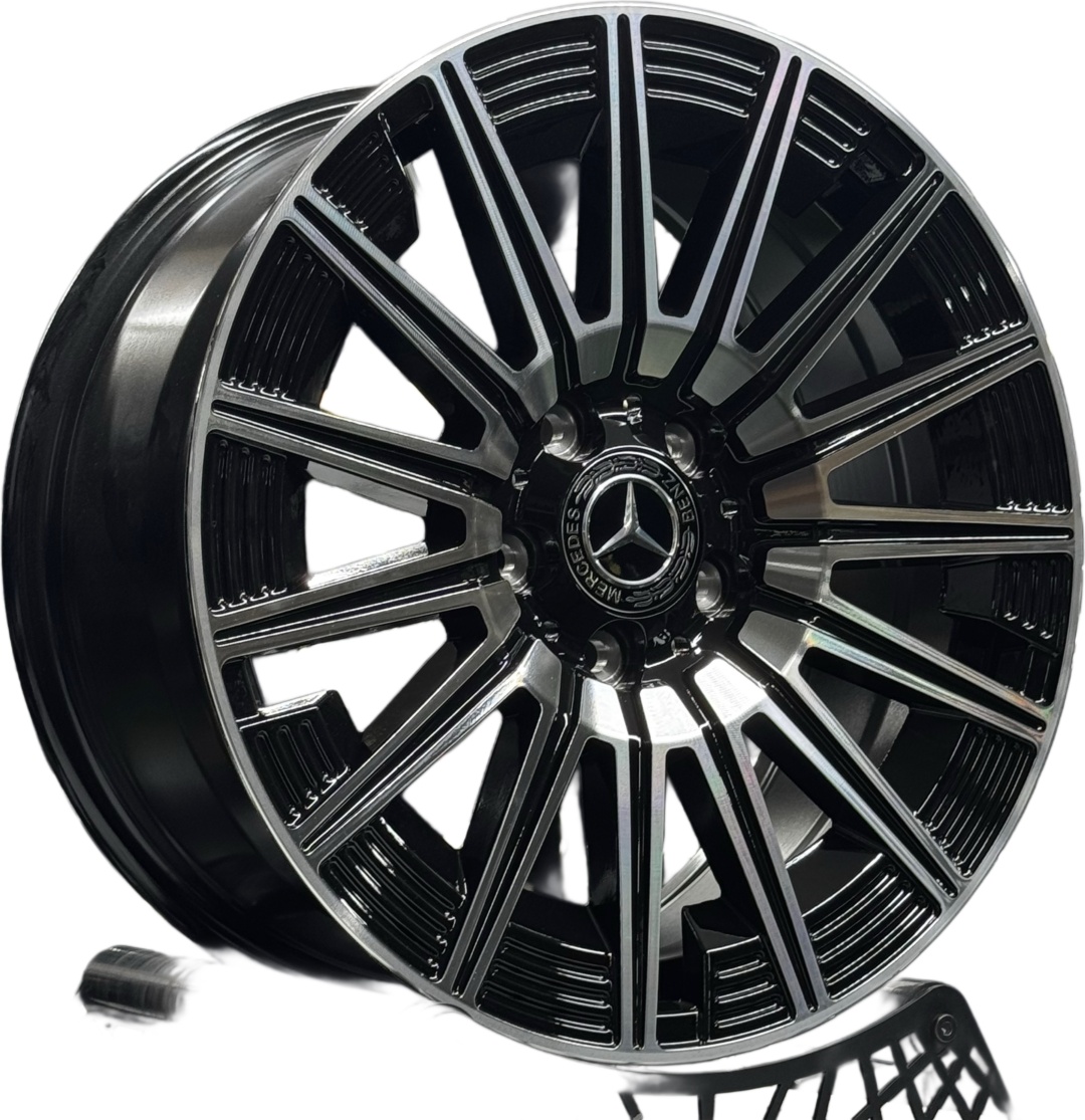 RNO XF002 7.5x17/5x112 D66.45 ET35 4 диска черный, серебристый