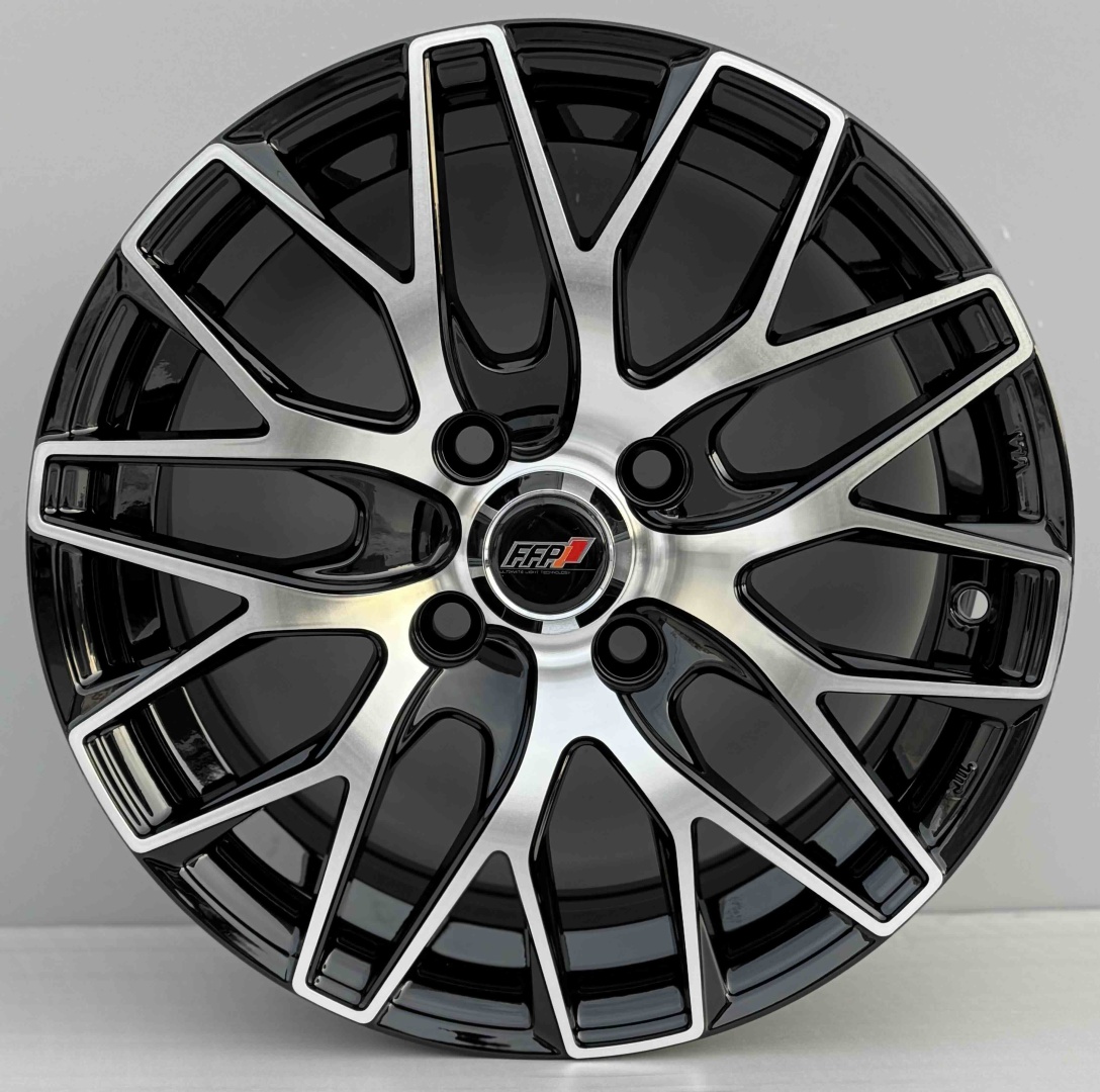 RNO 2853 7x16/4x98 D58.6 ET35 4 диска черный, серебристый