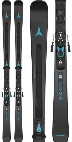 Atomic Redster X7 Revoshock C 25/26 Крепление MI 12 GripWalk 161 см черный