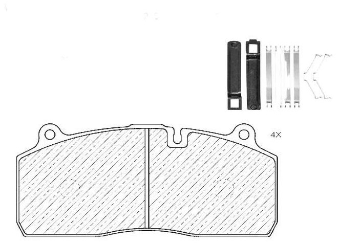 Колодки Jeenice передние WS505500
