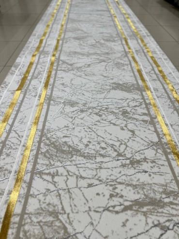 Ковровая дорожка Bal Carpet короткий ворс, хлопок, полиэстер, шелк, 100 см x 1 м