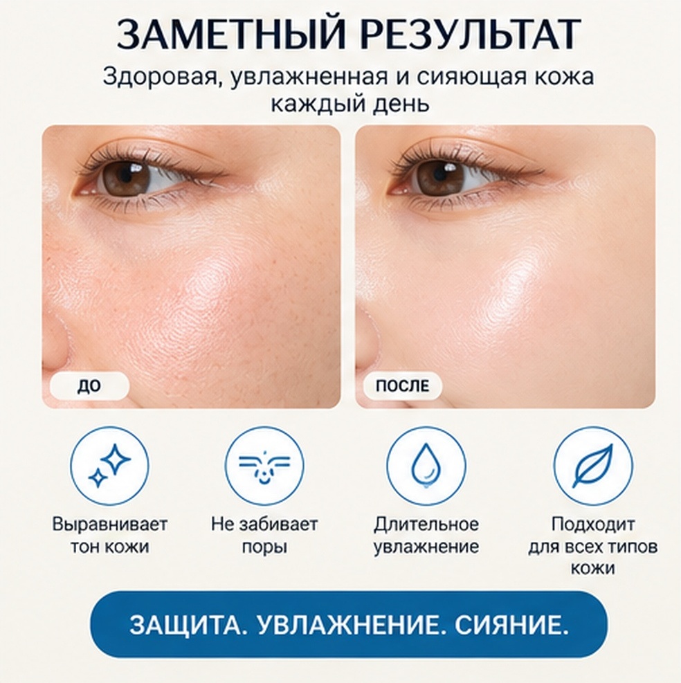 Dr. Althea крем Aqua Glowing Sunscreen для лица 45 мл, фото 4