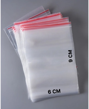 Пакет с замком zip-lock Huang zip6x9 полиэтилен 6 см 320 шт
