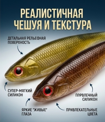 Мягкая приманка RUVV 000041 5 шт