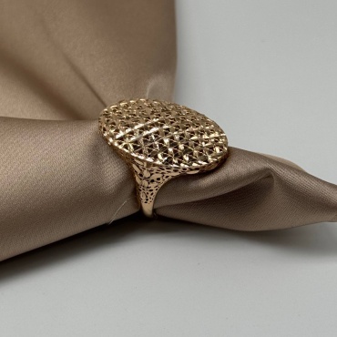 Кольцо Ballerina Jewelry B57 размер 19 вес 2.88 г золото, без вставок