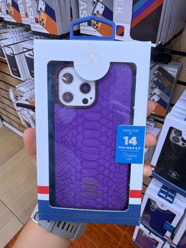Чехол Santa Barbara для Apple iPhone 14 Pro Max фиолетовый