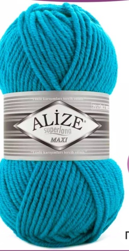 Моток Alize Superlana 484 Бирюзовый 100 м 100 г
