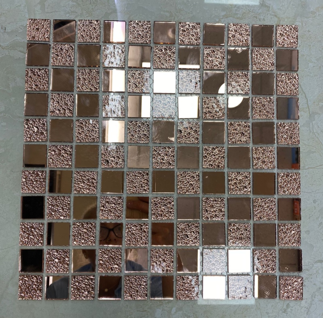 Мозаика Стеклянная 30х30 см, керамика, 1 шт