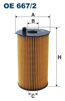FILTRON масляный фильтр OE 667/2