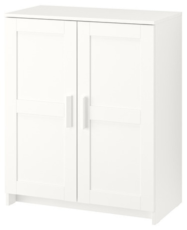 Распашной шкаф IKEA BRIMNES, 78x95х41 см, белый