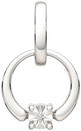 Подвеска Lucente Silver ZO-04D0004.ZZ вес 0.85 г серебро, бриллиант