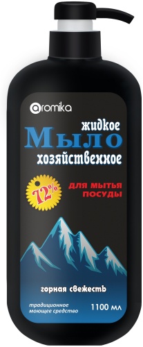 Жидкое мыло хозяйственное Aromika Горная свежесть 1100 1200