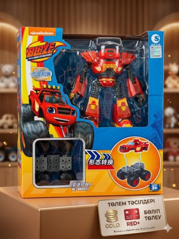 Робот-трансформер Blaze and the Monster Machines, высота 11 см