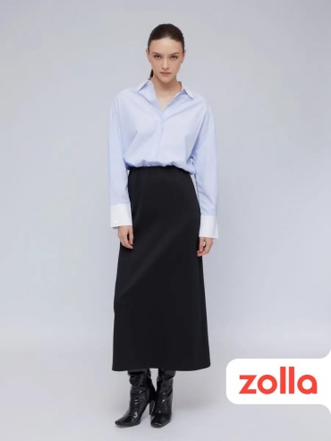 Джинсовая юбка Zolla черный