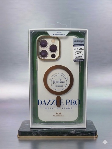 Чехол KeepHone для Apple iPhone 13 Pro Max розово-золотой