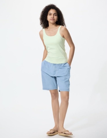 Топ Uniqlo мятный