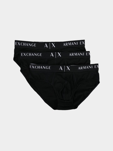 Брифы Armani Exchange черный