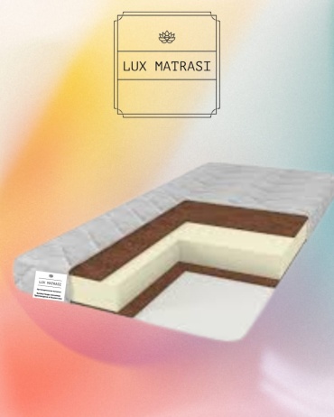 Детский матрас LUX MATRASI Dream a deep sleep 3-30 75x160x30 см, беспружинный, жаккард, вискоза