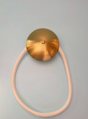 Бра настенный LED, золотистый, белый