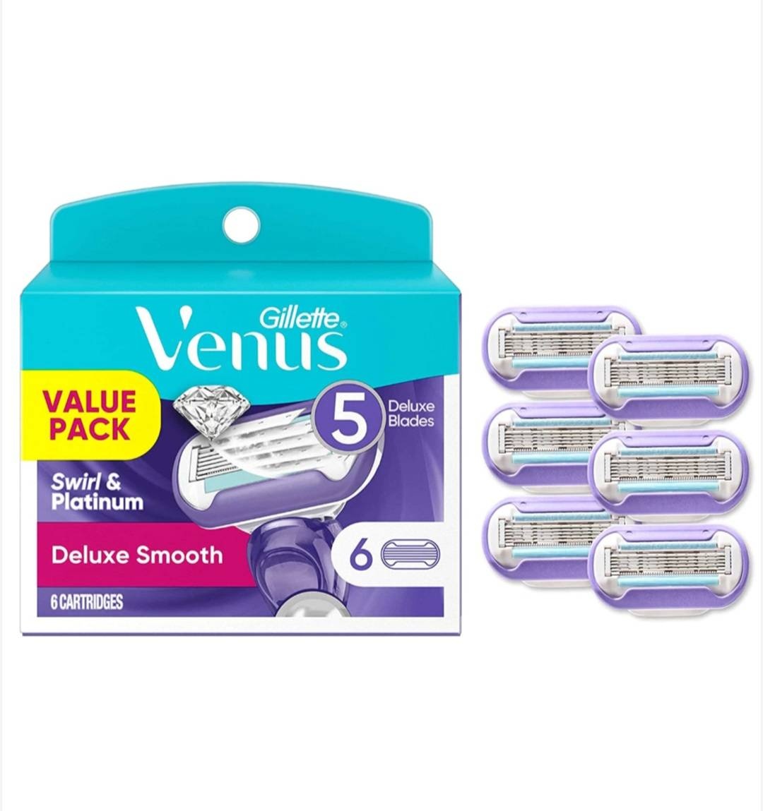 Swirl Delux Smooth venus сменные кассеты 6 шт