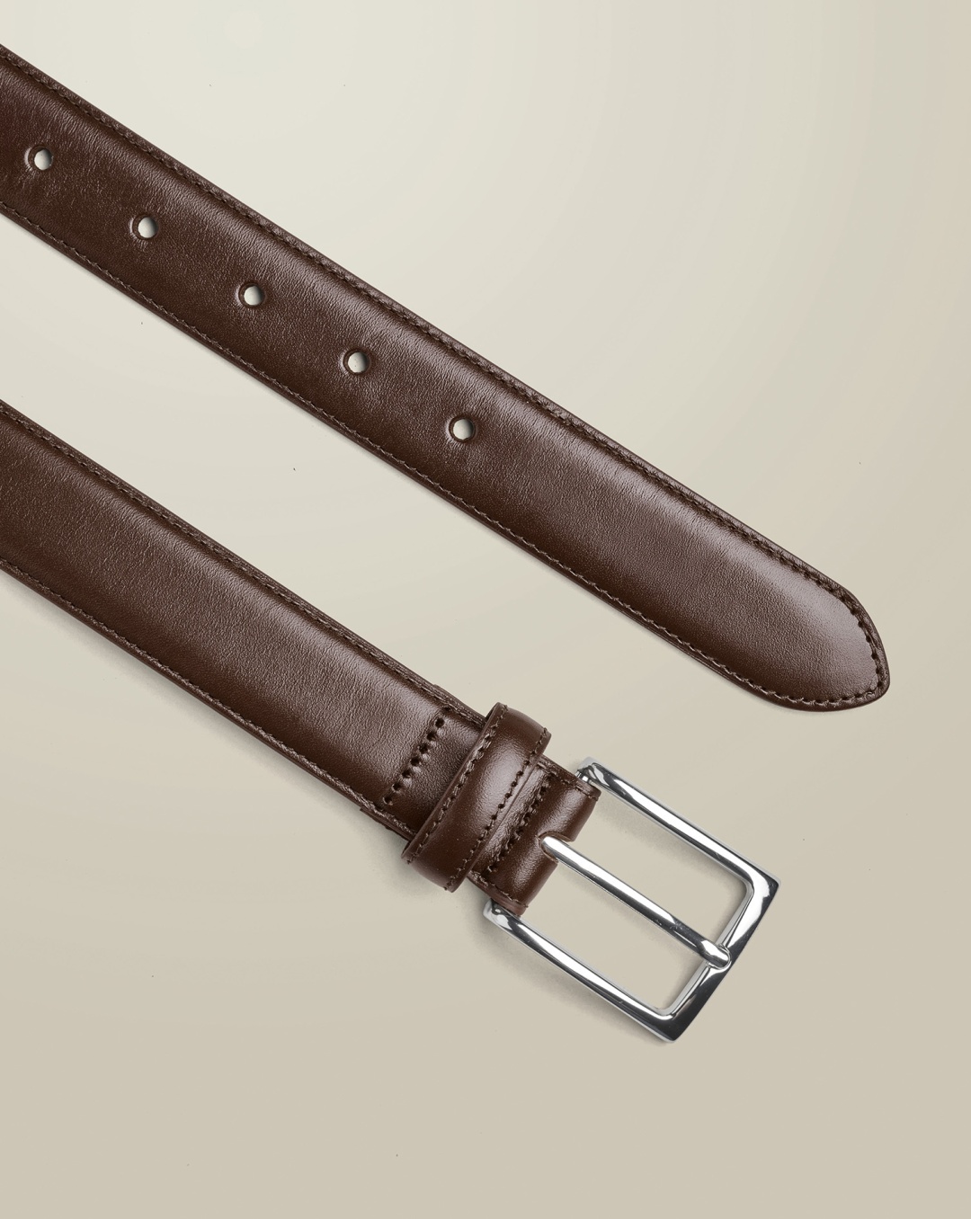 Ремень Charles Tyrwhitt натуральная кожа 126 см коричневый