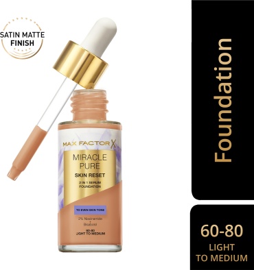 Max Factor Miracle Pure тональная сыворотка 60-80 Light to Medium 30 мл