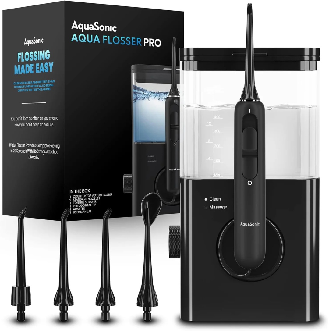 AquaSonic ирригатор Aqua Flosser Professional импульсный, стационарный